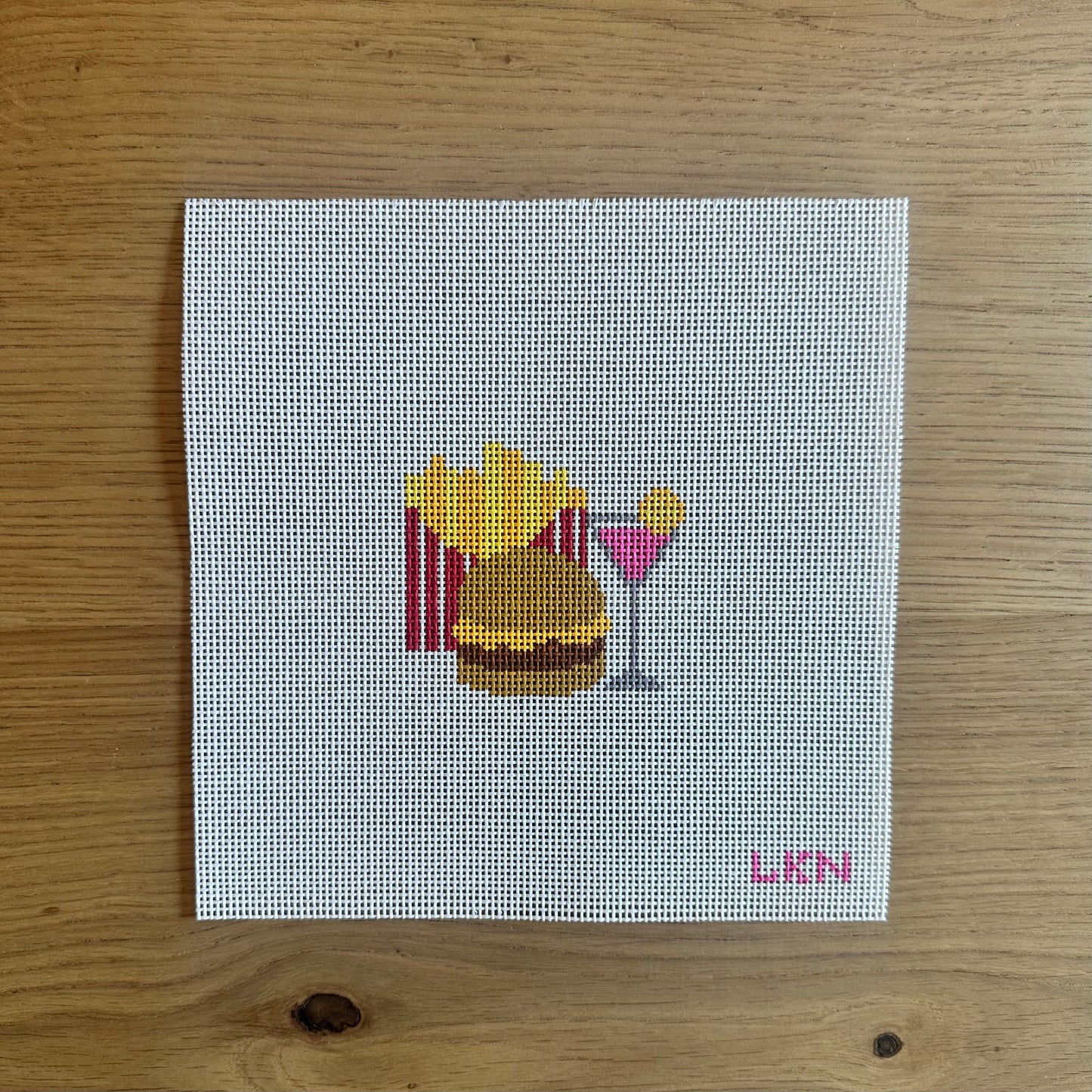 Burger Cosmo Combo Needlepoint Canvas
