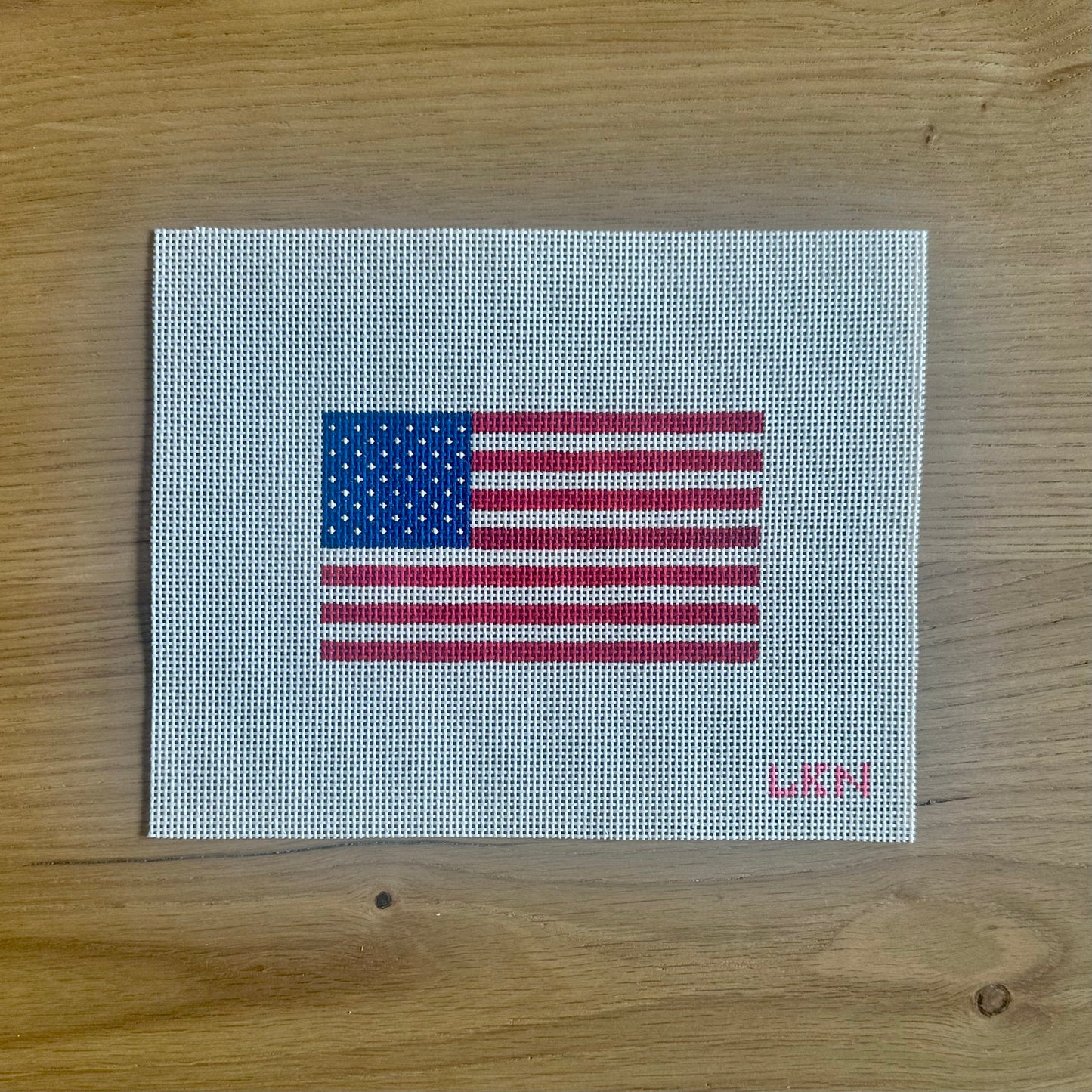 American Flag Needlepoint Canvas