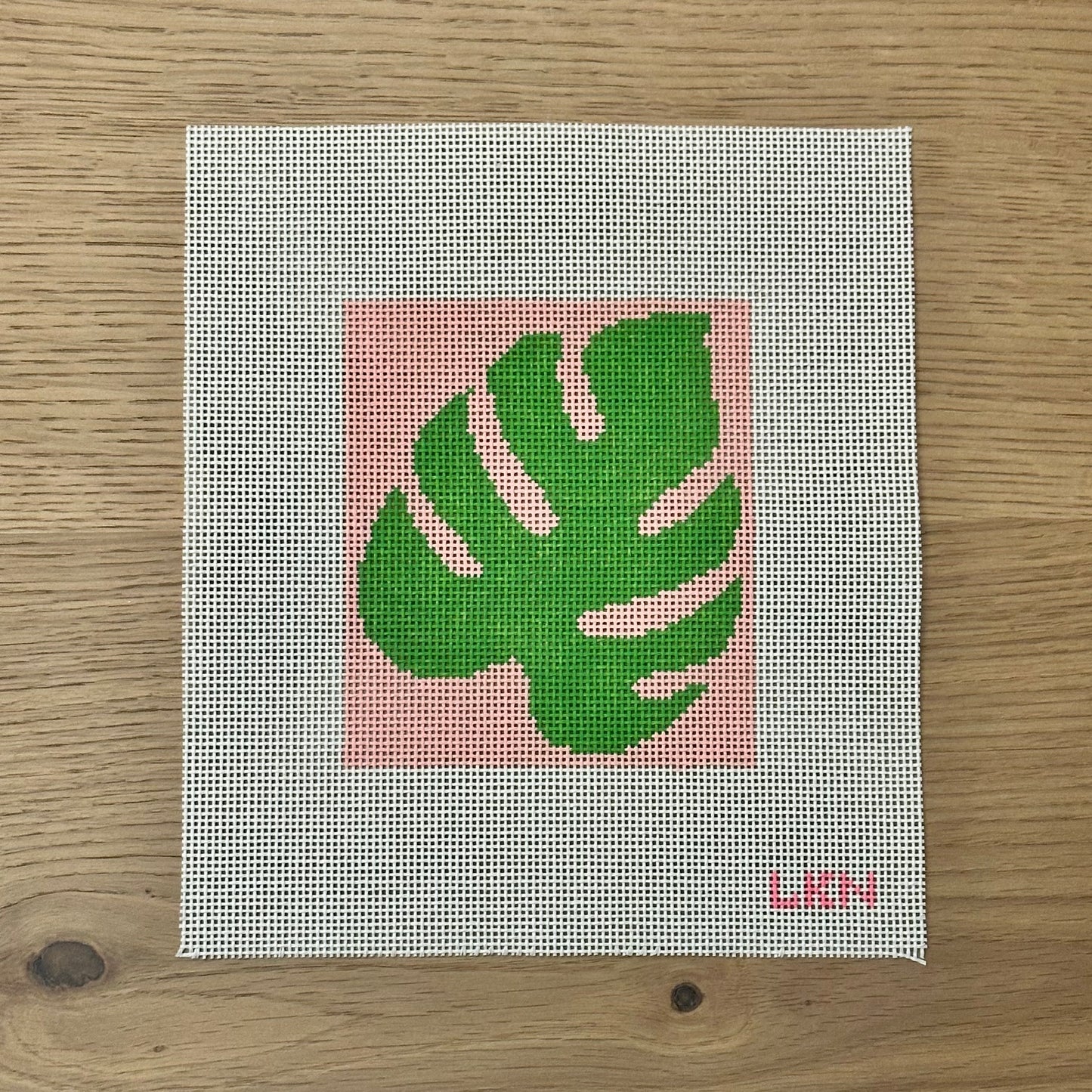 Palm Leaf Needlepoint Canvas