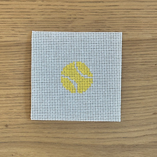 Mini Tennis Ball Needlepoint Canvas