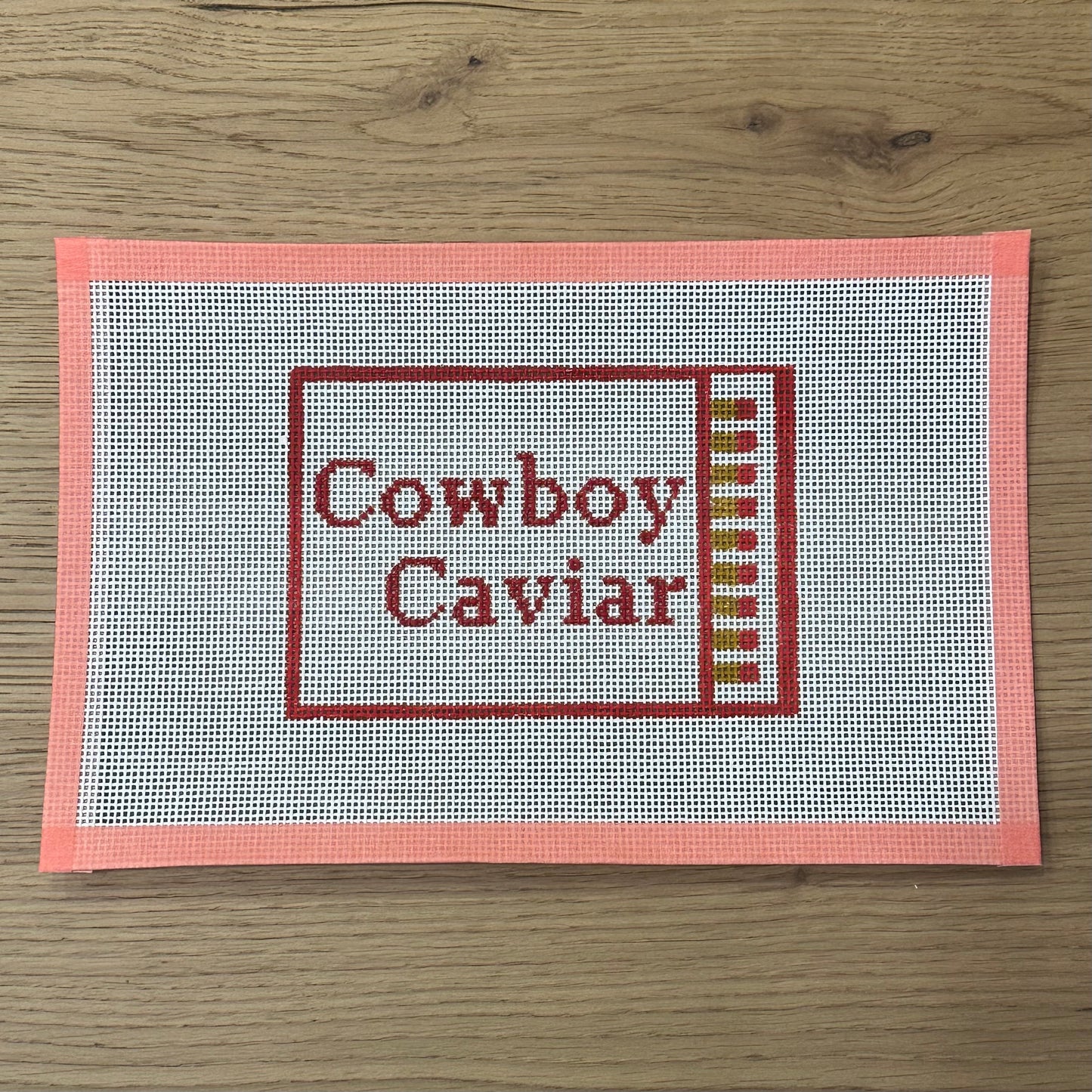 Cowboy Caviar Needlepoint Canvas