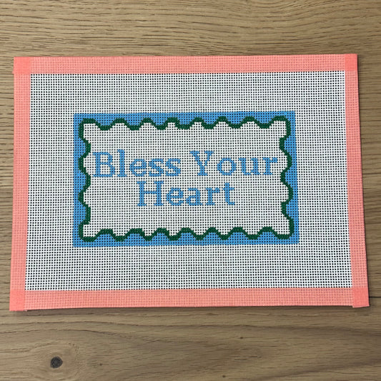 Bless Your Heart Needlepoint Canvas