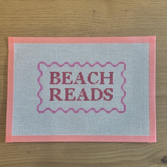 Beach Reads Needlepoint Canvas