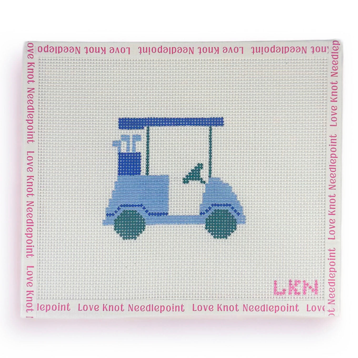 Blue Golf Cart